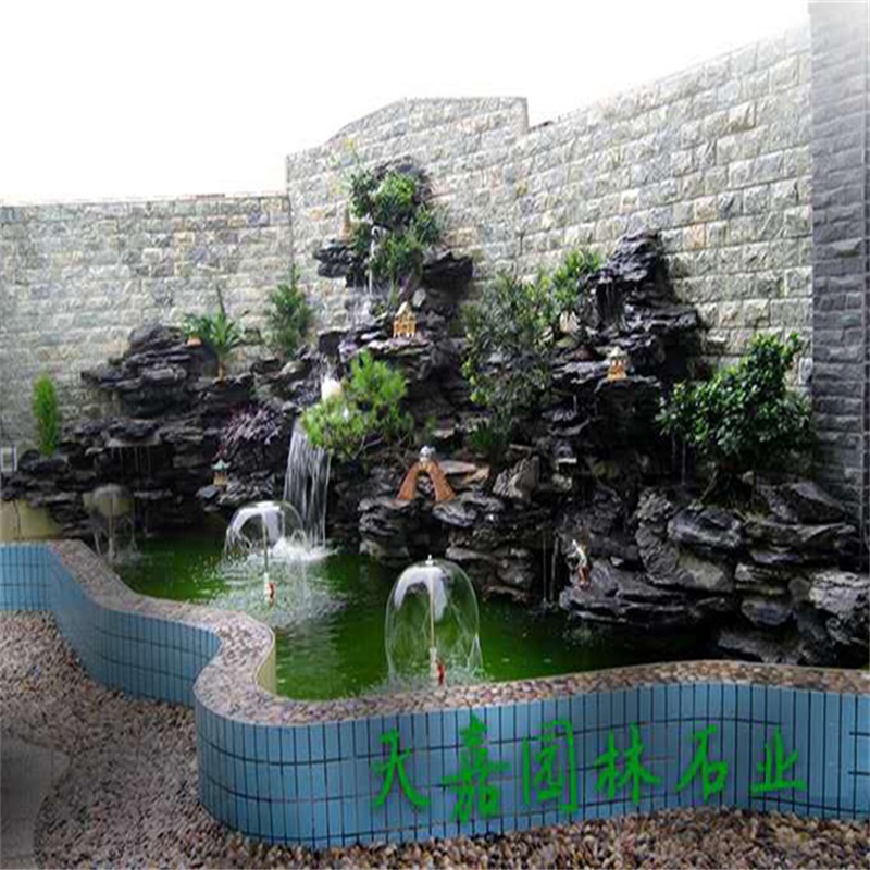 巨鹿小庭院水景设计